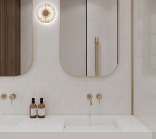 Керамогранит Laparet Festa Avorio кремовый матовый глянцевые чернила арт LP6012G0581R (60х119,5)